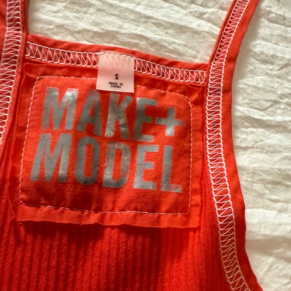 Make + Model orange Chemise with Plush Texture - Picture 5 of 8